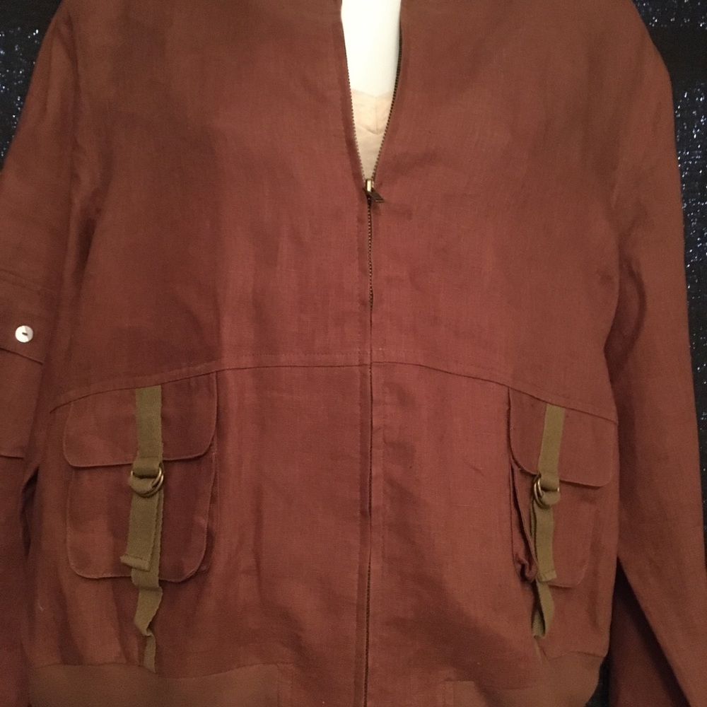 Brown lightweight jacket
